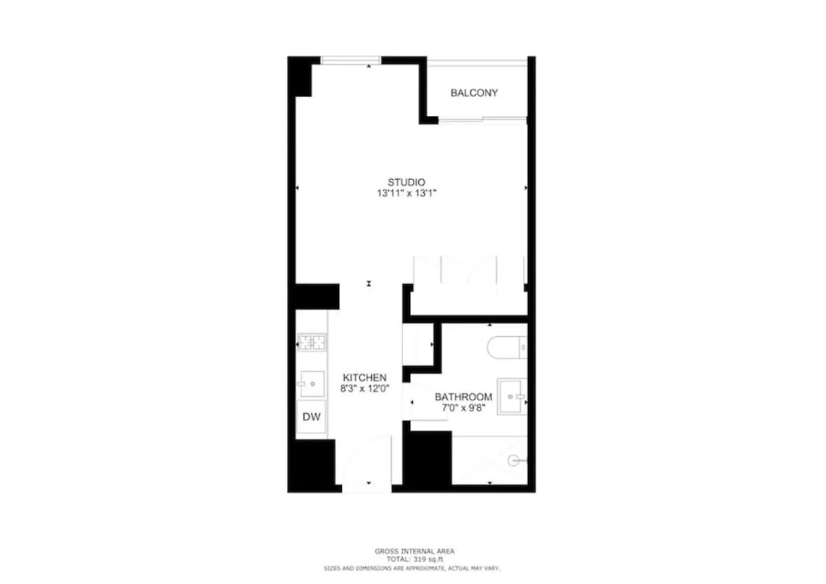 ⁨Vacationer I 15 Northside Tower 1 - Elegant Studio⁩ — صورة 20