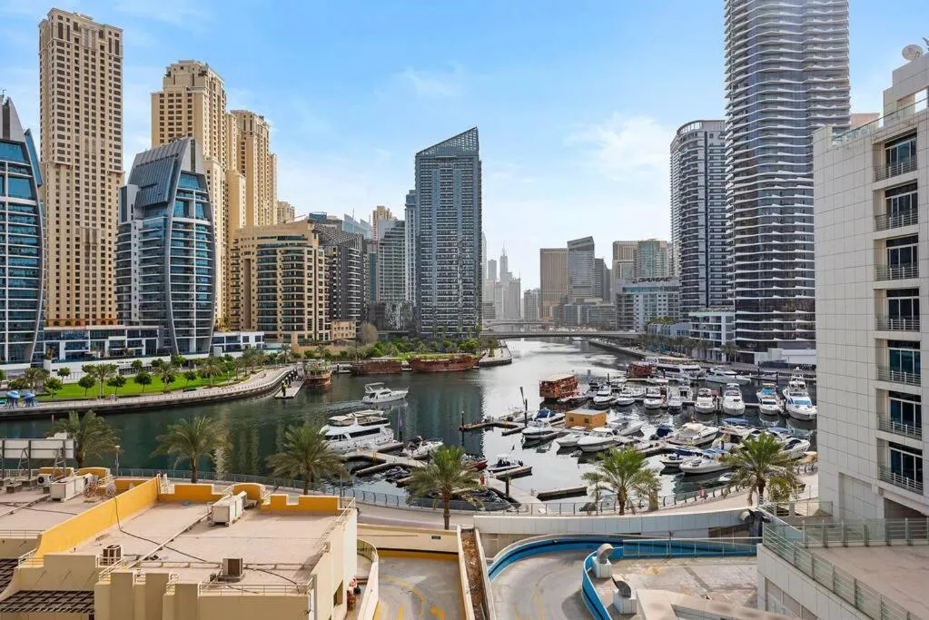Tranquil Dubai Marina Studio by JBR Beach, Marina Mall, Metro — صورة 3