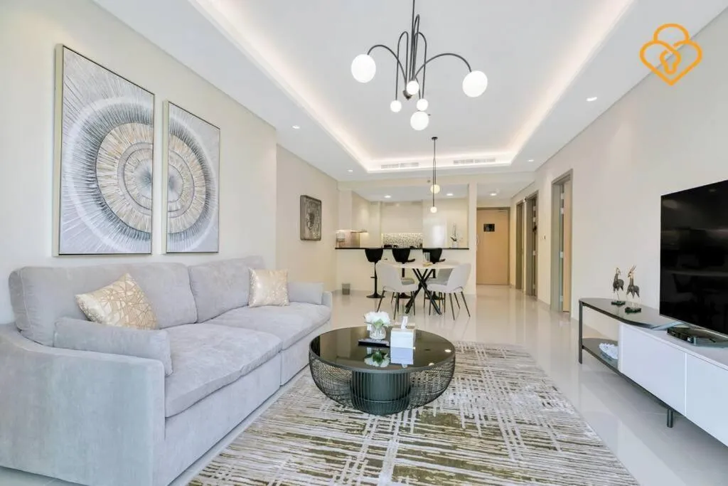 Keysplease 2 B/R Apt with Burj Views Paramount Midtown, Minutes to Dubai Mall — صورة 2