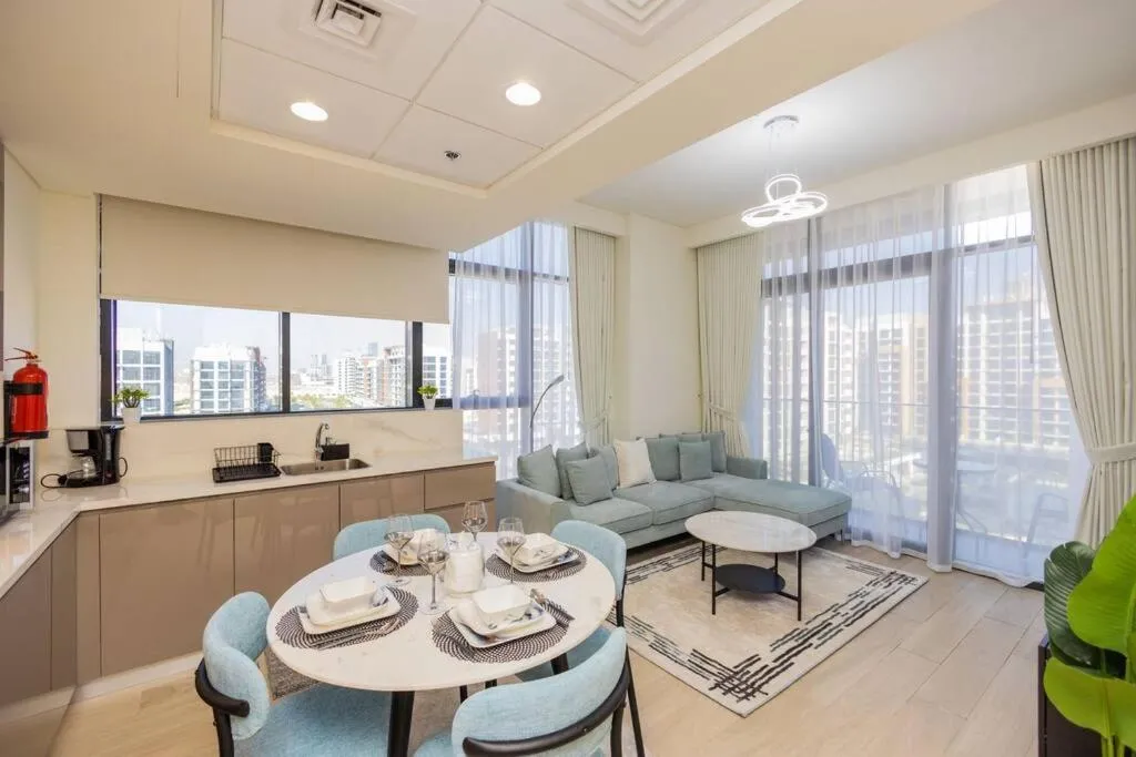 ⁨Urban Charm: Luxe 1BR Haven Near Downtown Dubai⁩ — صورة 20