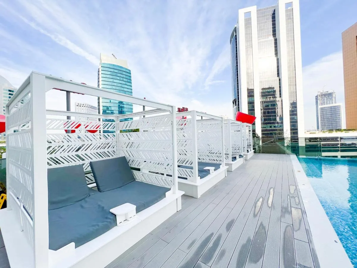 ⁨MAG318, Modern Studio Apartment with Great Amenities and Canal View, 5min Walk to Dubai Mall⁩ — صورة 22
