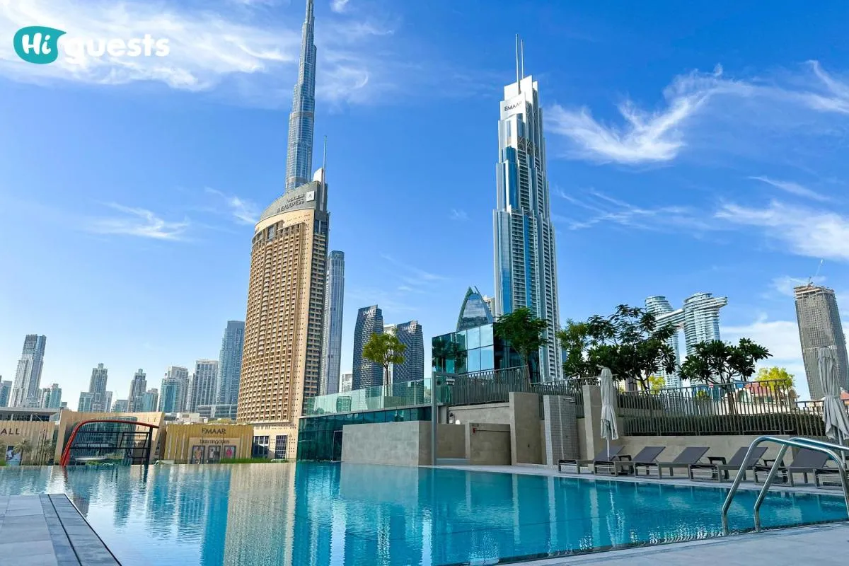 HiGuests - Sky-High Luxury 2BR Apt in Downtown Views Dubai - دبي، الإمارات
