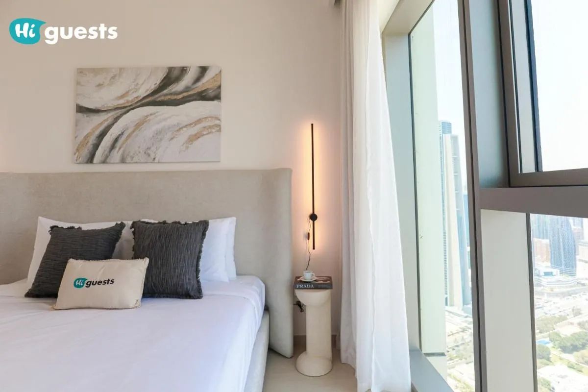 ⁨HiGuests - Sky-High Luxury 2BR Apt in Downtown Views Dubai⁩ — صورة 26