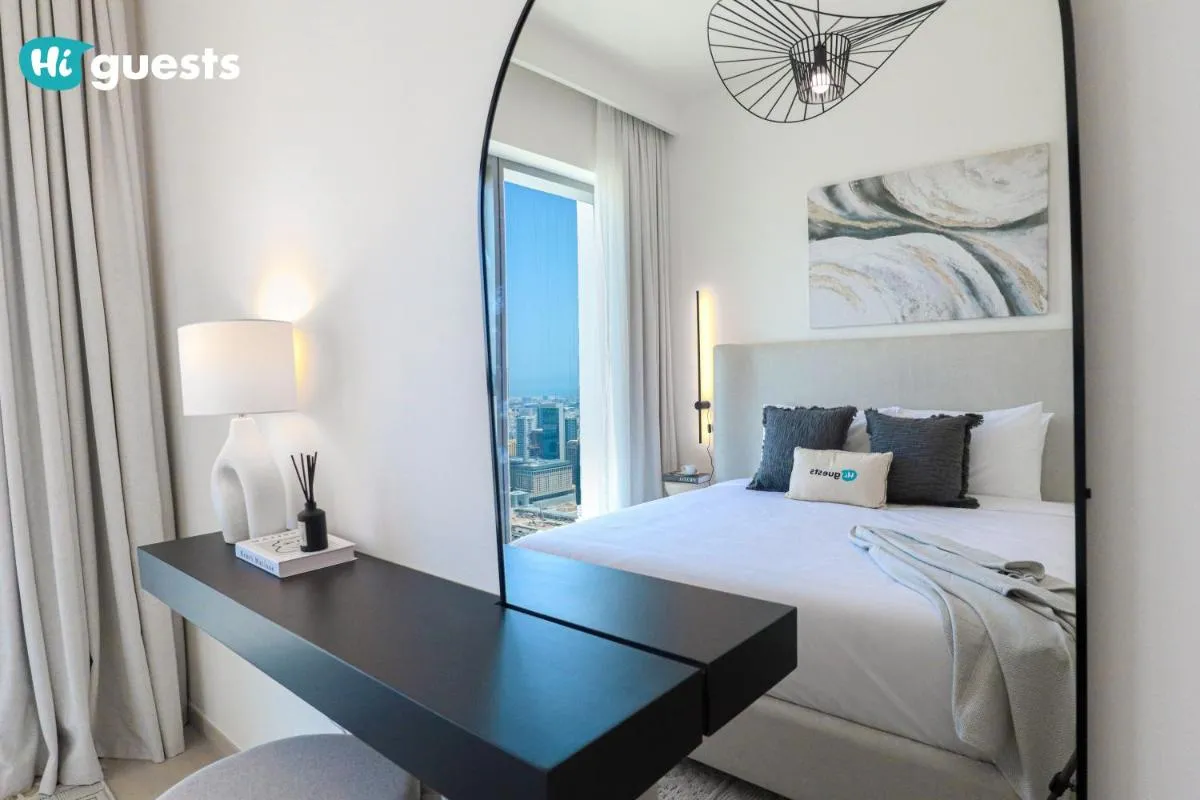 ⁨HiGuests - Sky-High Luxury 2BR Apt in Downtown Views Dubai⁩ — صورة 25