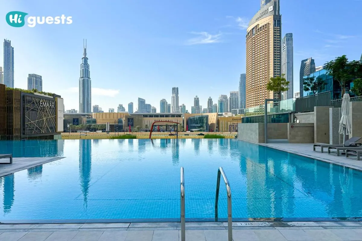 ⁨HiGuests - Sky-High Luxury 2BR Apt in Downtown Views Dubai⁩ — صورة 39