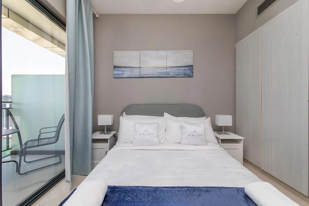 ⁨Zada Tower 1BR with amazing Dubai Canal view⁩ — صورة 13
