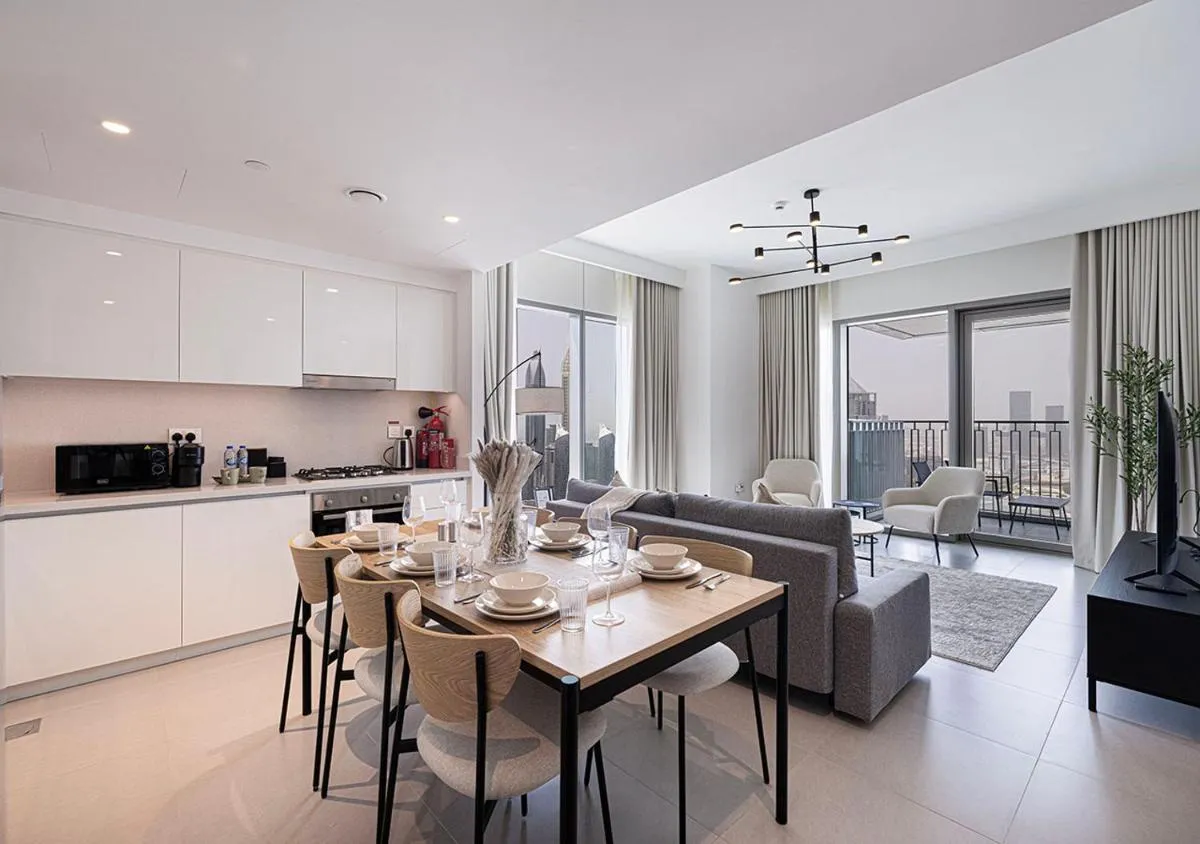 ⁨Luxury 2 BR Apartment, 5 Mins to Dubai Mall with Amazing view in DownTown Views 2⁩ — صورة 8