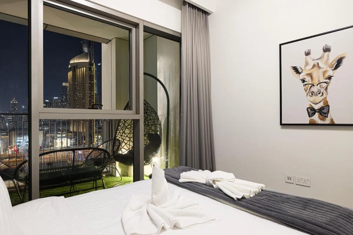 ⁨FULL Burj Khalifa view 2BR with Dubai Mall connection in Downtown⁩ — صورة 10