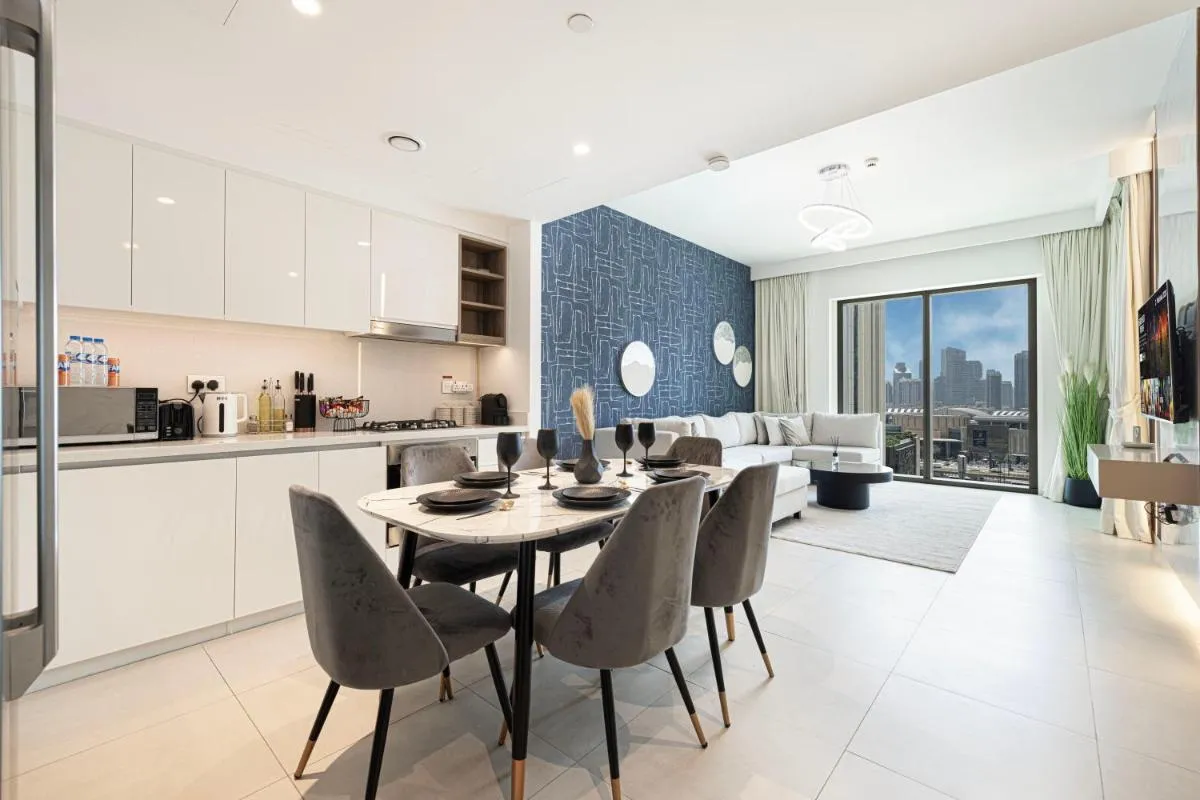 ⁨FULL Burj Khalifa view 2BR with Dubai Mall connection in Downtown⁩ — صورة 20