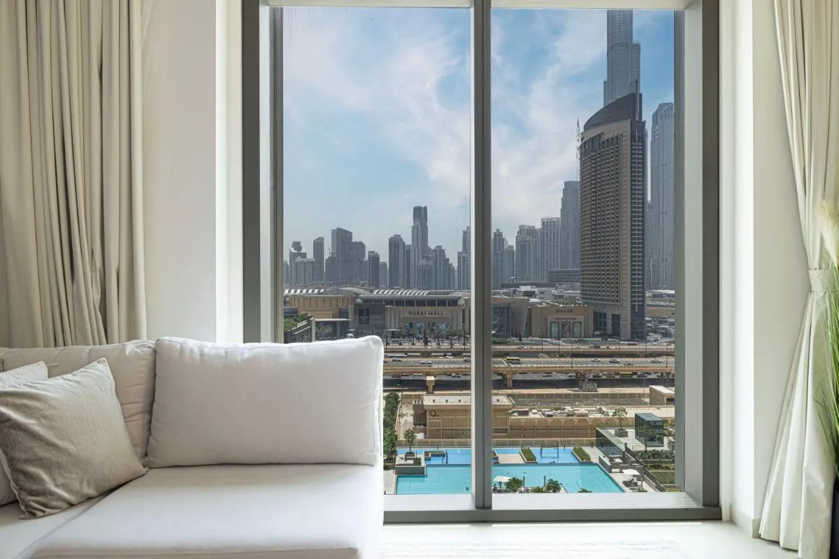 ⁨FULL Burj Khalifa view 2BR with Dubai Mall connection in Downtown⁩ — صورة 17