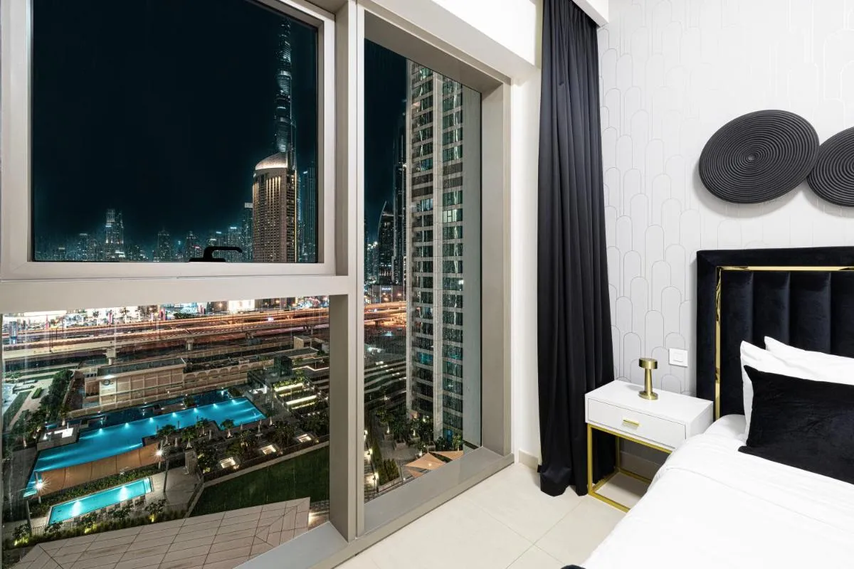 ⁨FULL Burj Khalifa view 2BR with Dubai Mall connection in Downtown⁩ — صورة 35