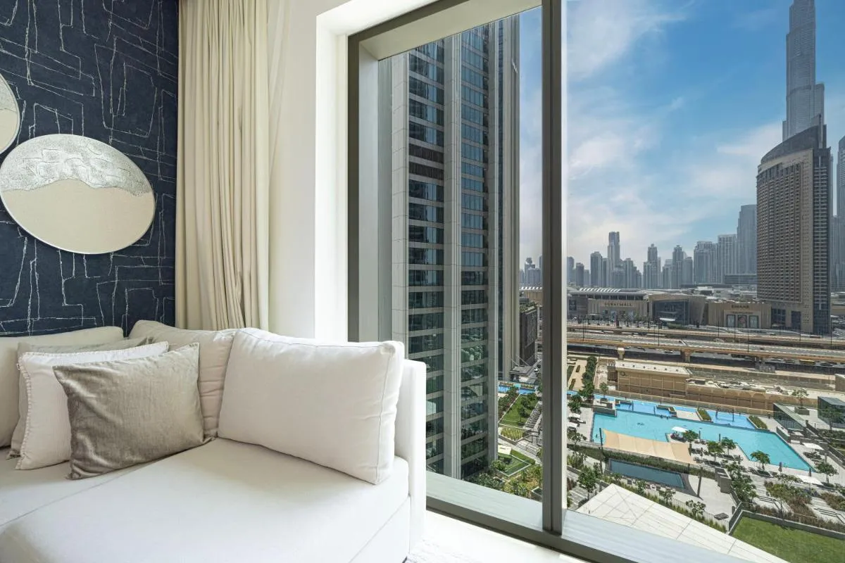 ⁨FULL Burj Khalifa view 2BR with Dubai Mall connection in Downtown⁩ — صورة 16