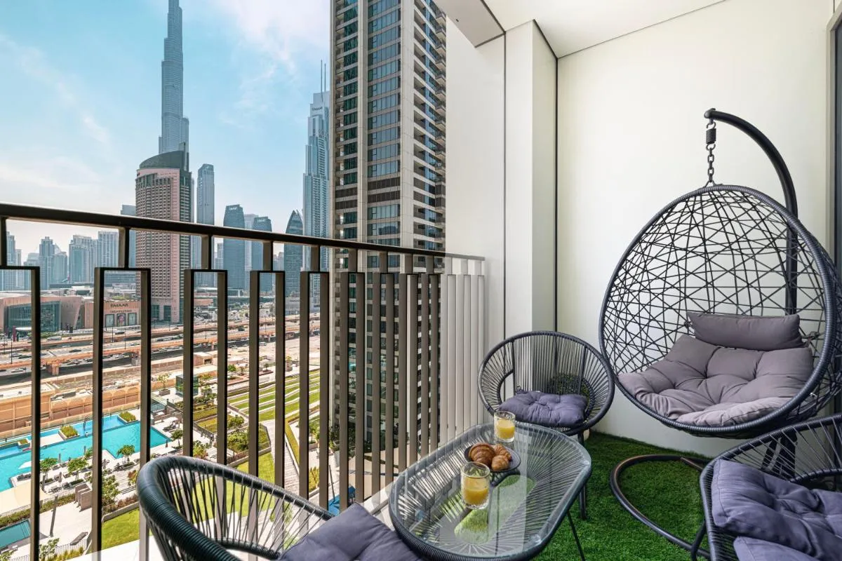 ⁨FULL Burj Khalifa view 2BR with Dubai Mall connection in Downtown⁩ — صورة 28