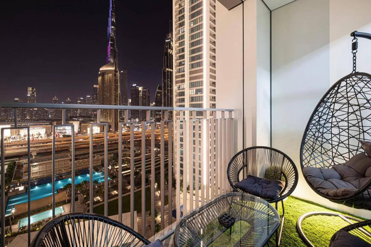 ⁨FULL Burj Khalifa view 2BR with Dubai Mall connection in Downtown⁩ — صورة 30