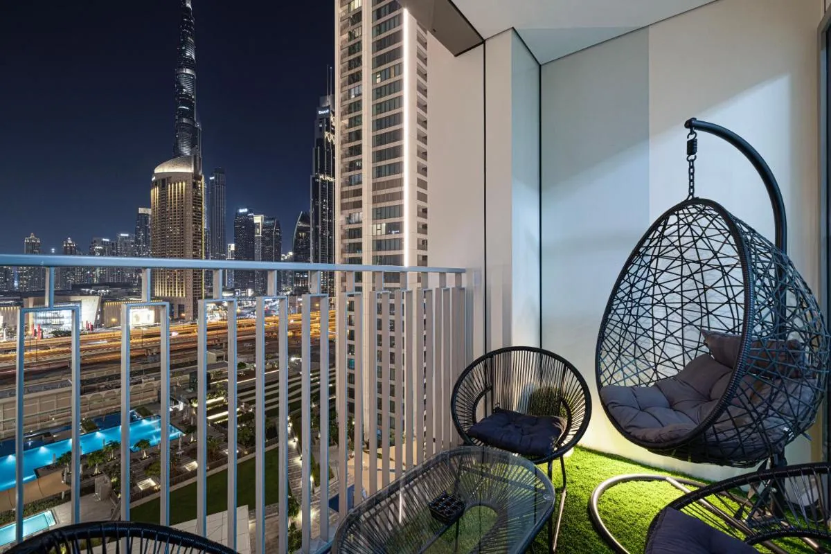 ⁨FULL Burj Khalifa view 2BR with Dubai Mall connection in Downtown⁩ — صورة 5
