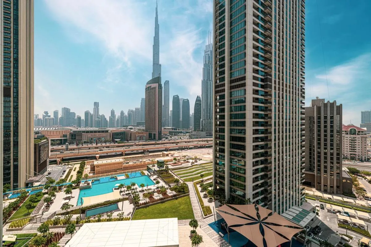⁨FULL Burj Khalifa view 2BR with Dubai Mall connection in Downtown⁩ — صورة 49