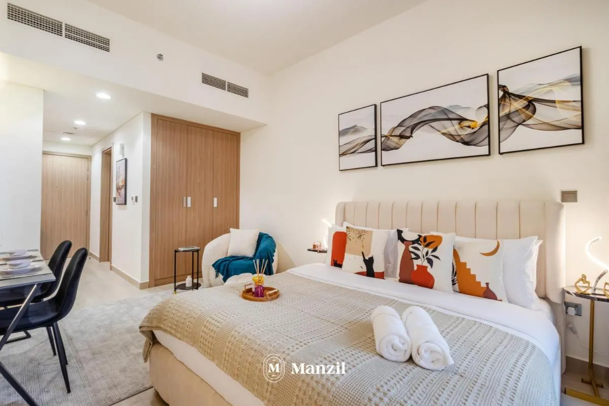 ⁨Manzil - Studio Apartment in Azizi Riviera near Dubai Mall⁩ — صورة 6