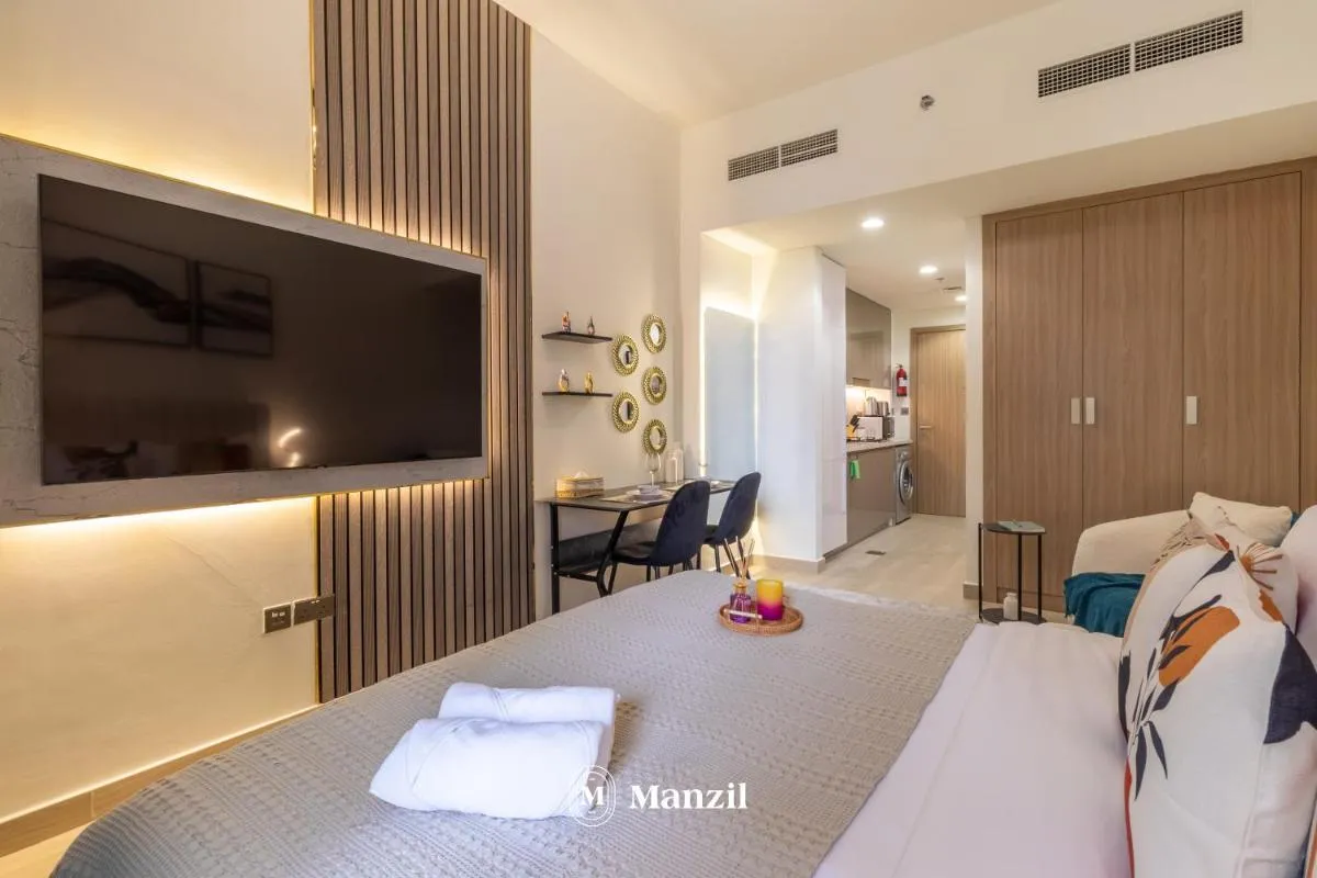 ⁨Manzil - Studio Apartment in Azizi Riviera near Dubai Mall⁩ — صورة 5