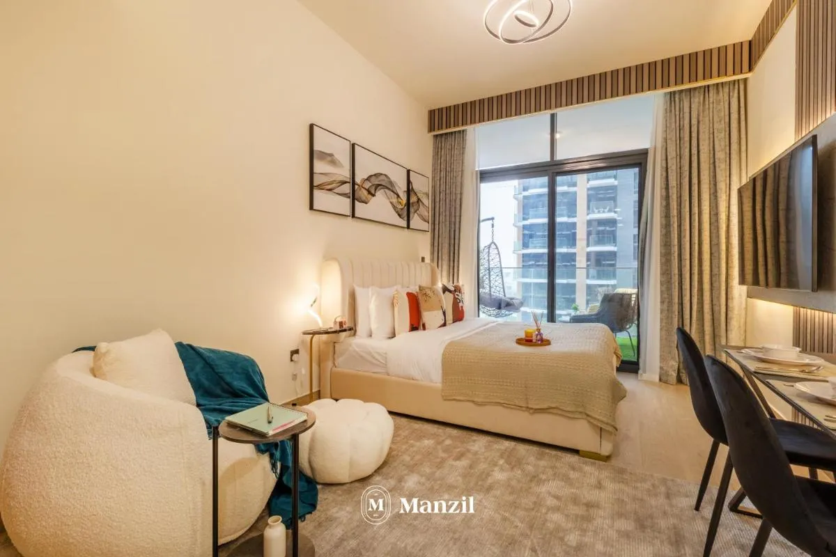 ⁨Manzil - Studio Apartment in Azizi Riviera near Dubai Mall⁩ — صورة 4