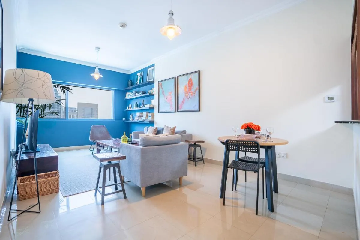 RH - Marina View Getaway, Spacious One-Bedroom with Terrace in Dubai Marina — صورة 3