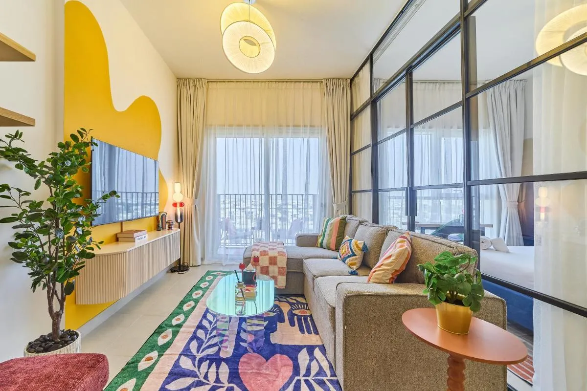 Colorful1BR Apartment in Dubai Hills Next to Mall — صورة 3