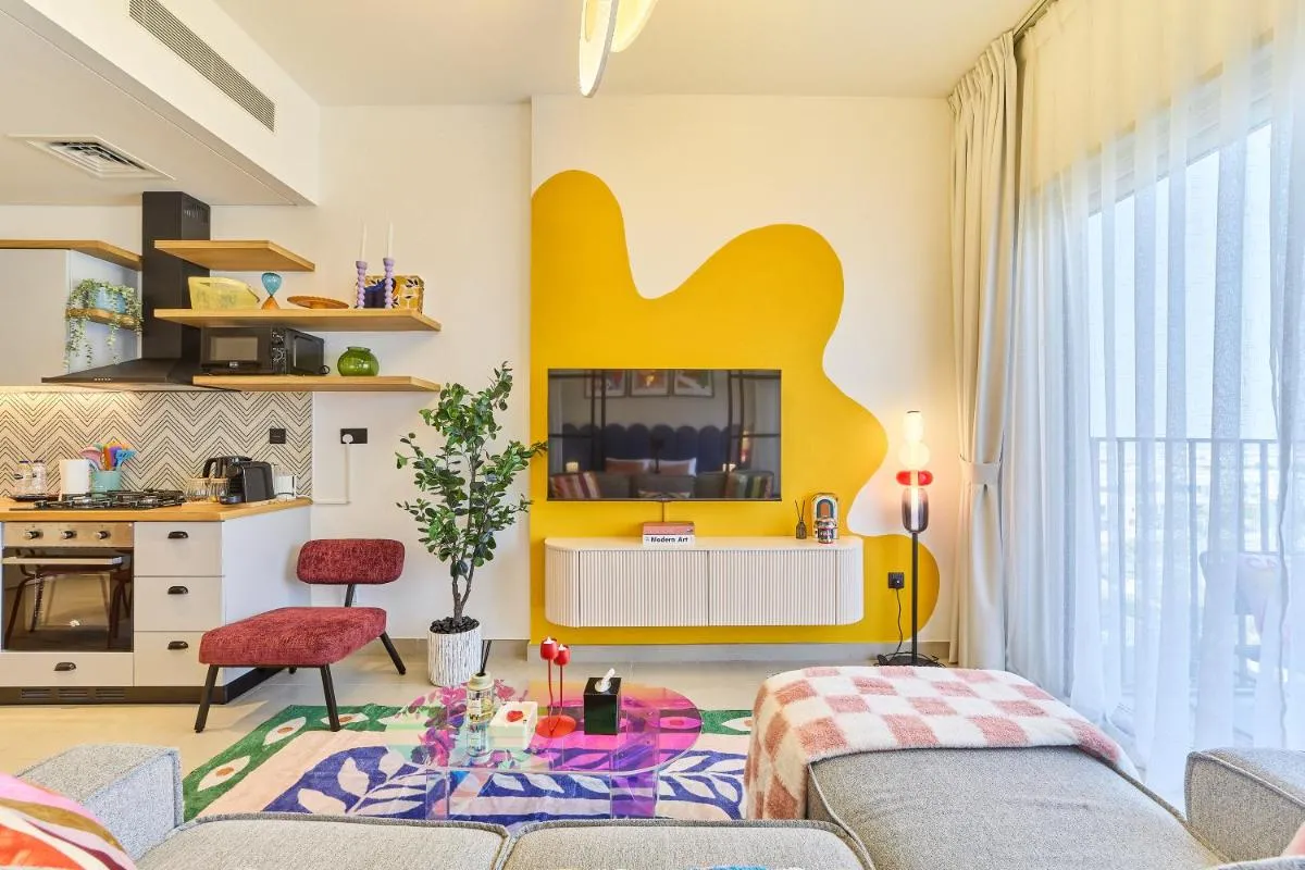 Colorful1BR Apartment in Dubai Hills Next to Mall — صورة 4