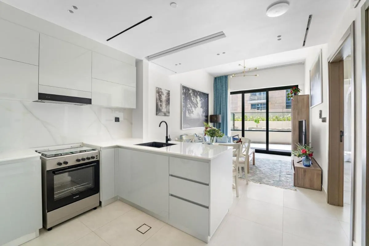 ⁨Elegant 1-Bedroom Apartment⁩ — صورة 10