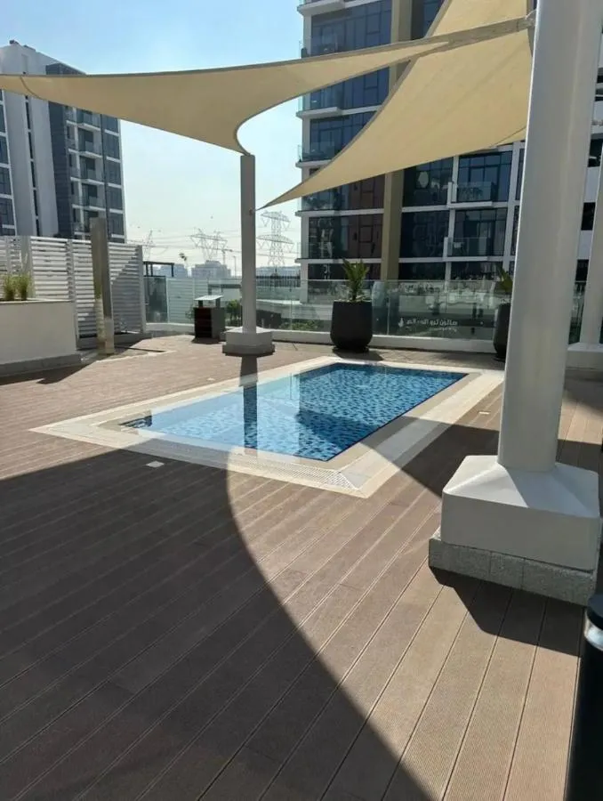 ⁨Dubai Galaxy in Azizi Riviera Luxury Studio⁩ — صورة 12