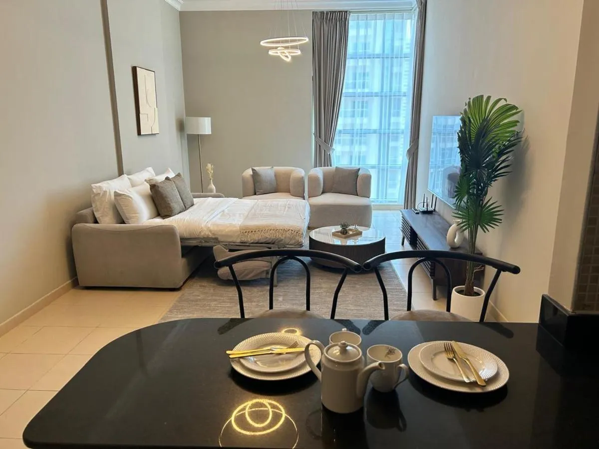 ⁨1BR in Mayfair tower Business bay! Burj views, close to Dubai mall⁩ — صورة 32