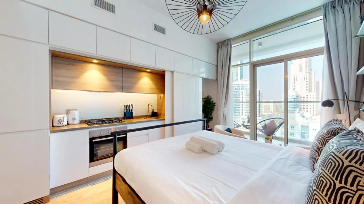 Vacationer I Studio One Tower - Cosy Studio in Dubai Marina — صورة 4