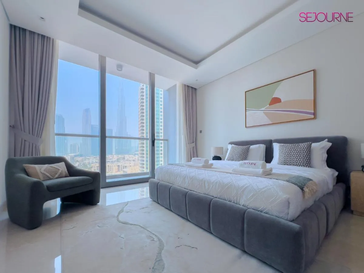 #140 Elegant 1BR with Burj Khalifa View in Business Bay — صورة 3