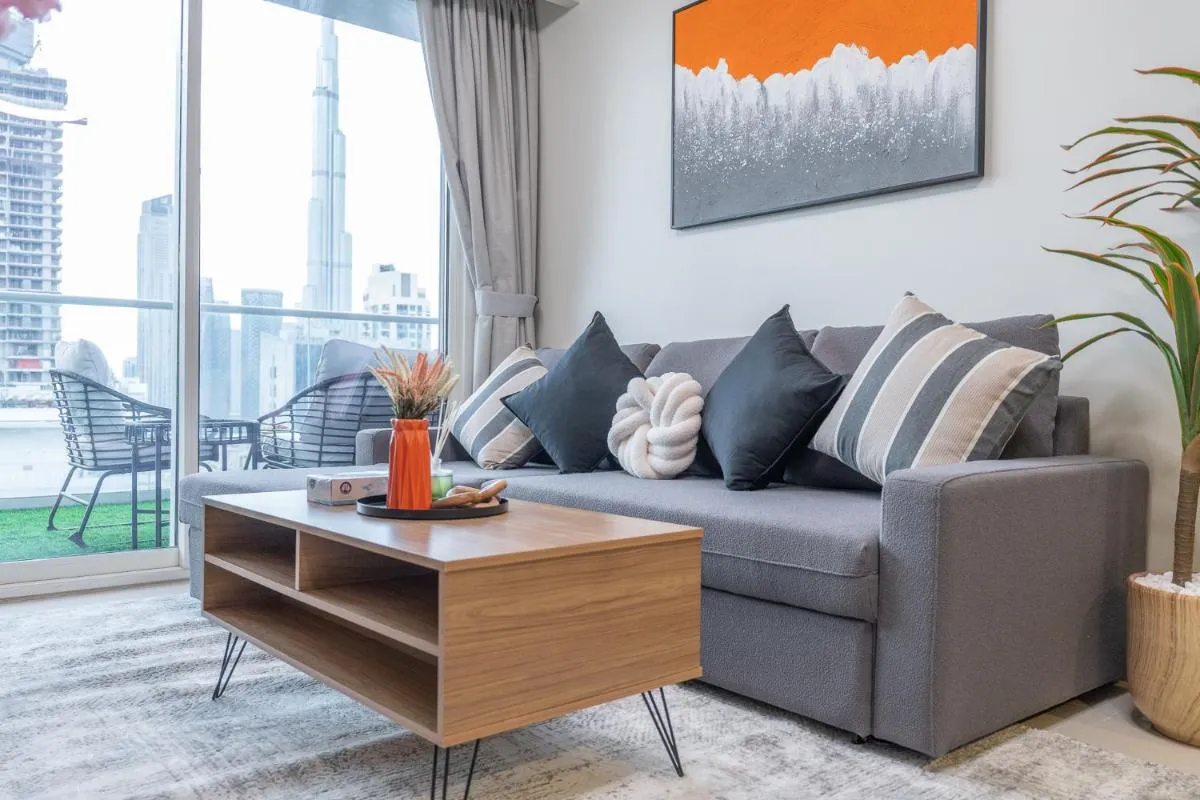 ⁨Burj View - Chic 2BR - 5min Dubai mall Canal⁩ — صورة 46