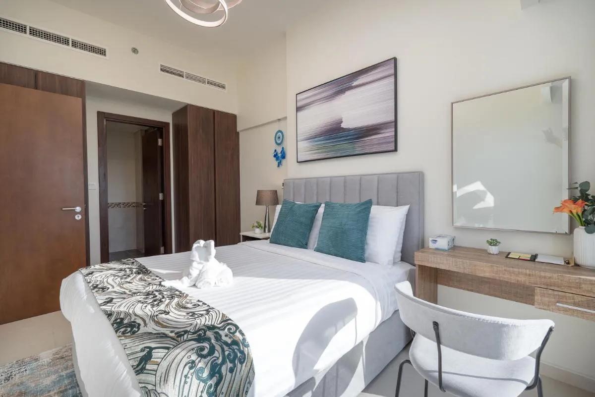 Stunning Burj View - Cozy 2BR - 5 min Dubai Mall — صورة 3