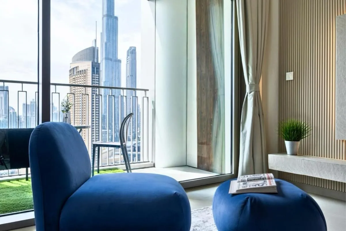 ⁨Vibrant Luxe Burj Khalifa Views-Dubai Mall Access by Maxx Value Homes⁩ — صورة 12