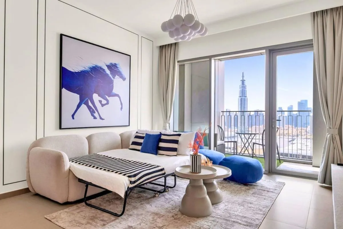 ⁨Vibrant Luxe Burj Khalifa Views-Dubai Mall Access by Maxx Value Homes⁩ — صورة 34
