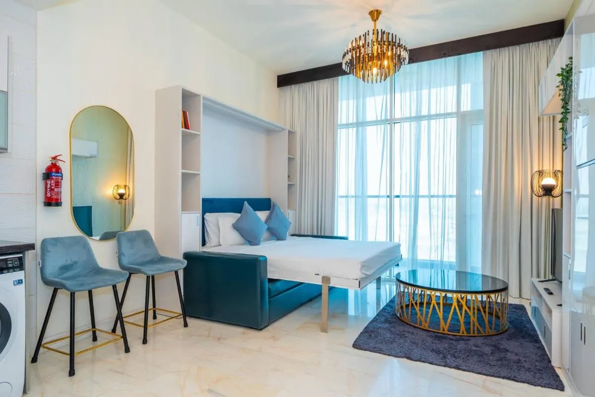 Stylish Studio Bayz Danube Burj Khalifa View Pool — صورة 2