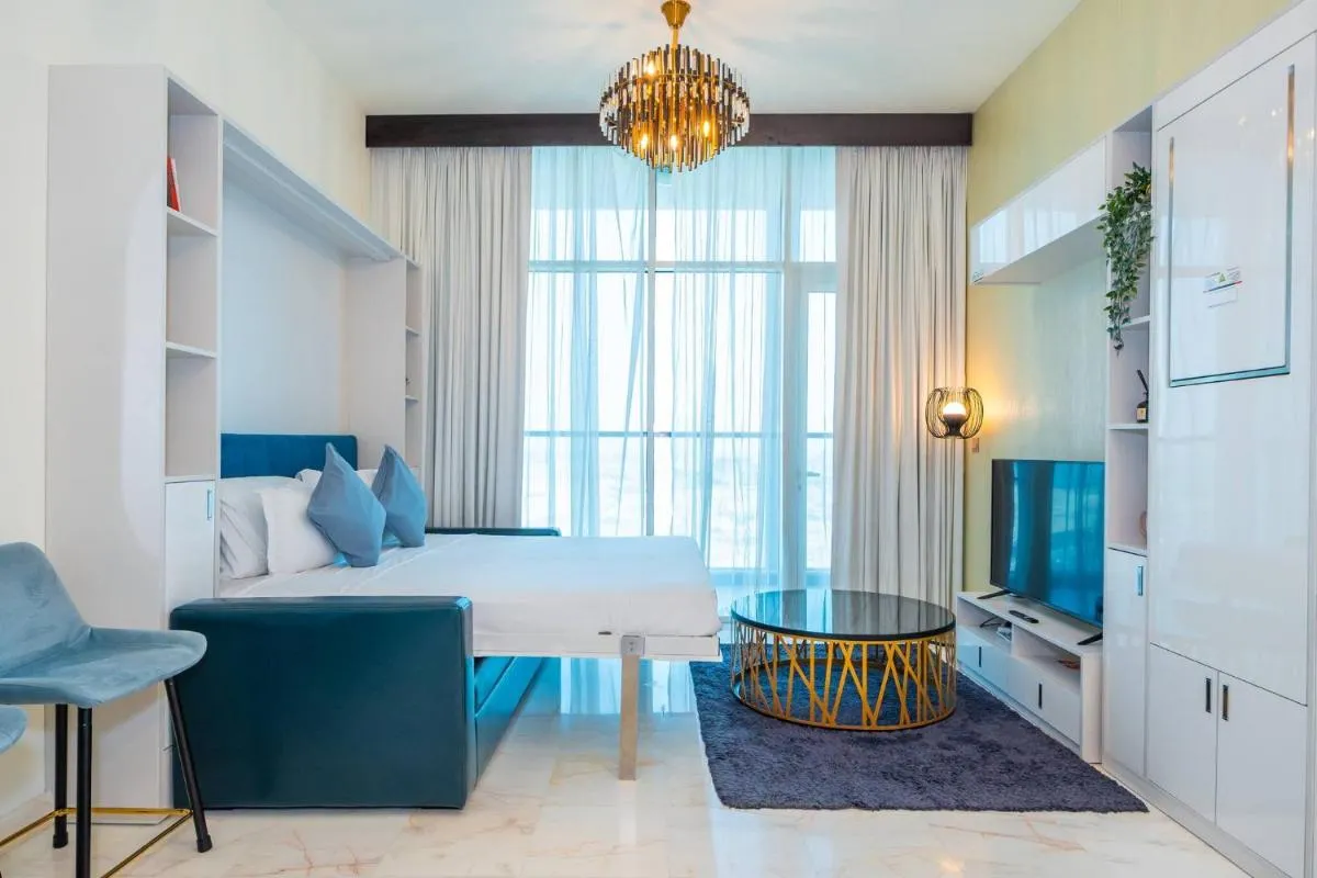 Stylish Studio Bayz Danube Burj Khalifa View Pool — صورة 3