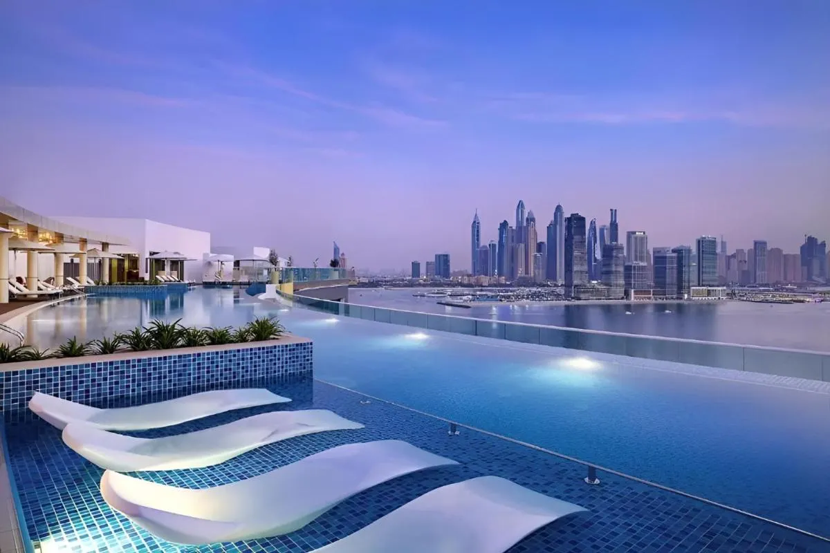 ⁨Palm Jumeirah - Luxe Infinity Pool I Direct Beach Access⁩ — صورة 36