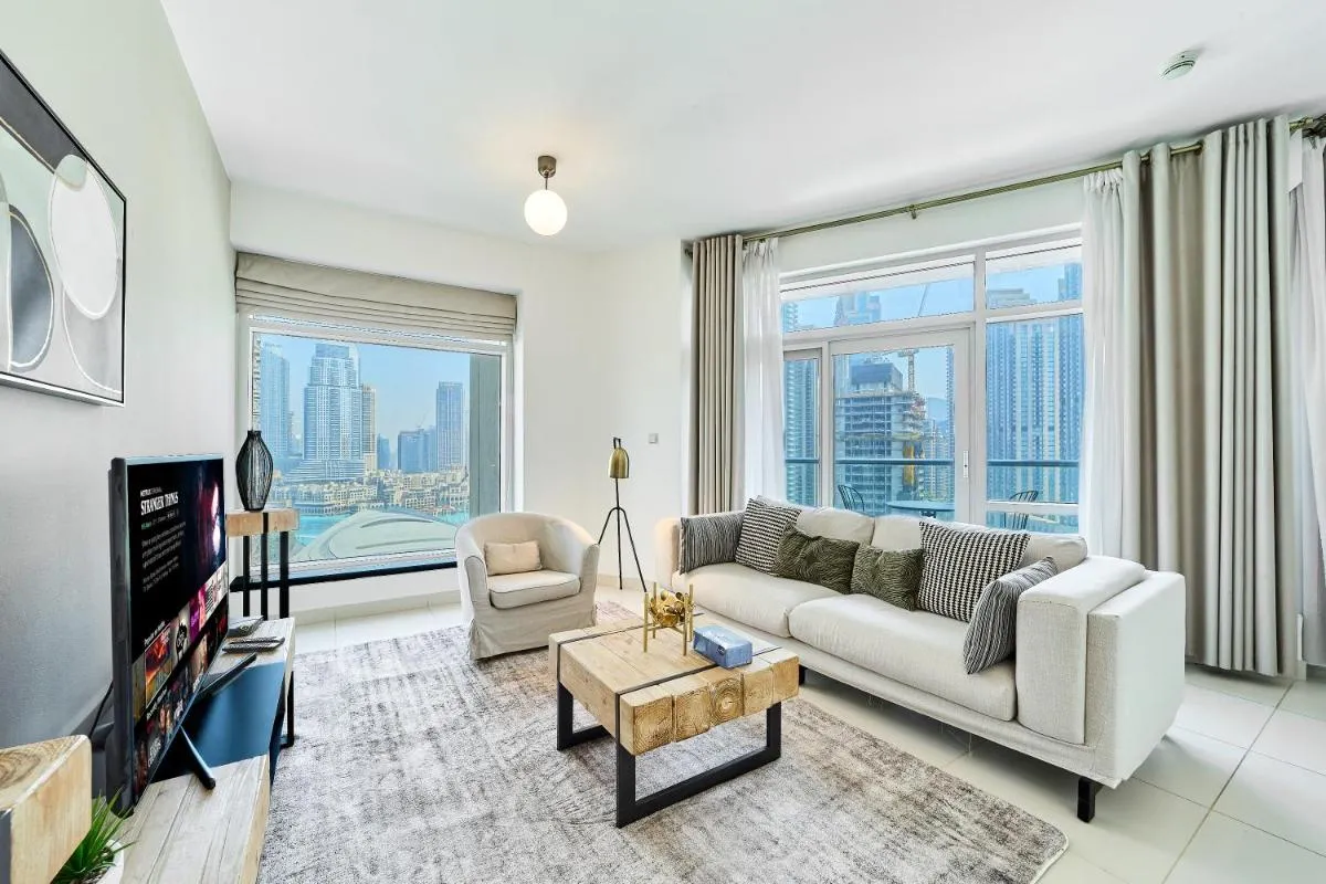 ⁨2BR at Lofts West Near Dubai Mall and Burj Khalifa⁩ — صورة 15