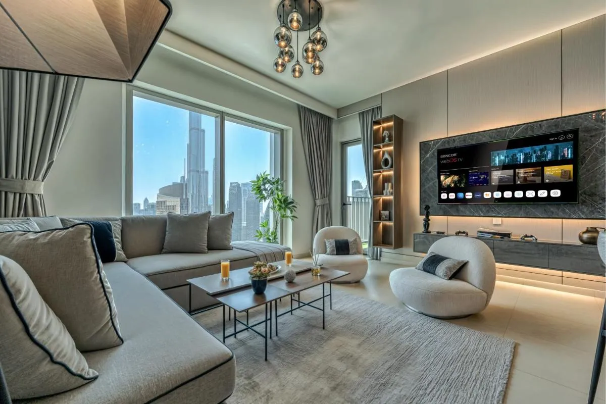 ⁨Dubai Mall Connection - Burj Views - Turf Balcony⁩ — صورة 10