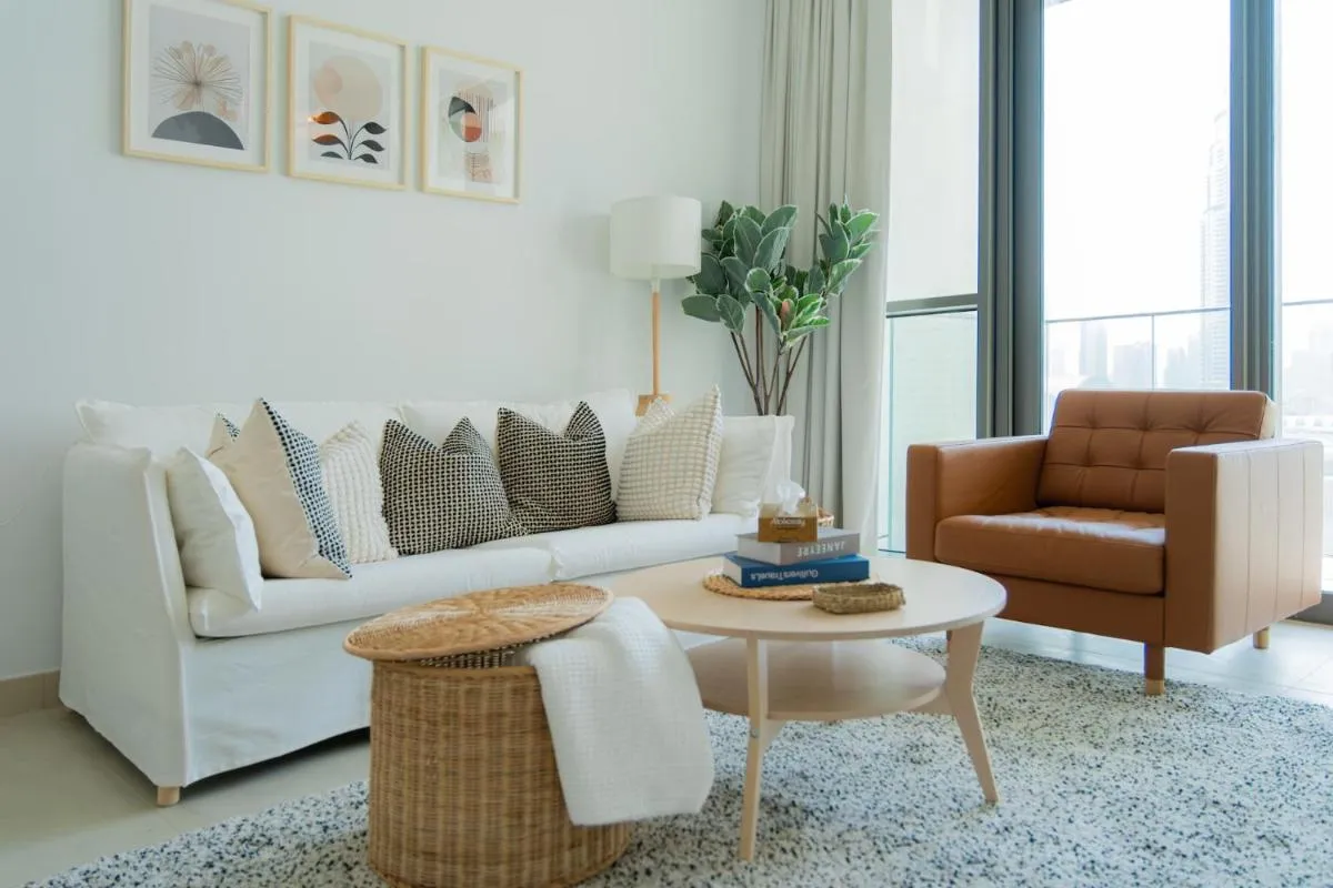 Elite Escape Holiday Home - 2 BHK Getaway with Burj Khalifa View and Dubai Mall Access - 1507 - دبي، الإمارات