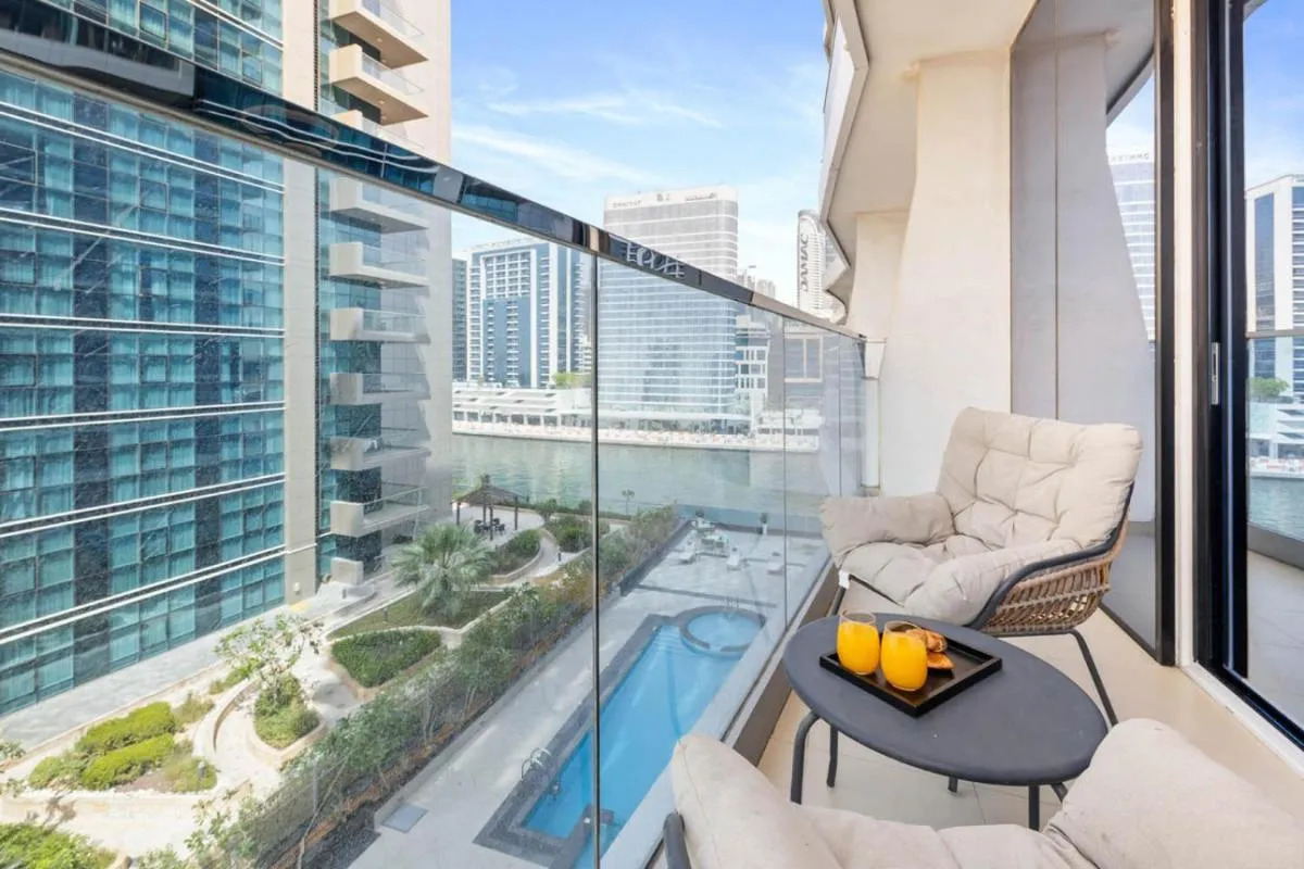 ⁨Cozy Studio 7 Minutes From Dubai Mail⁩ — صورة 44