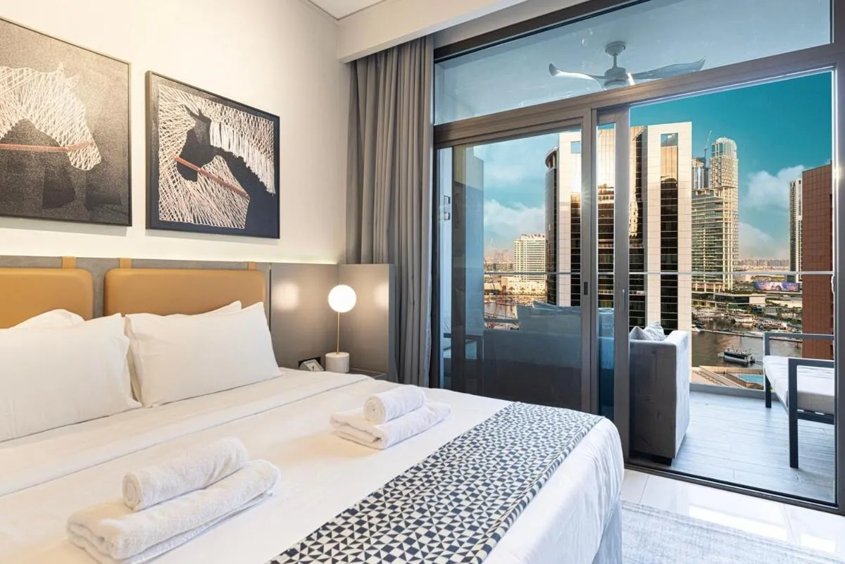 ⁨Cosy Studio, 7-min walk Burj Khalifa and Dubai Mall⁩ — صورة 26