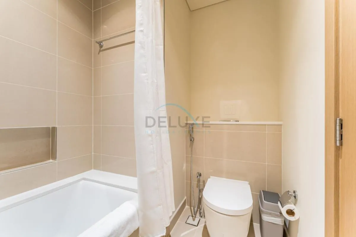 ⁨High-Rise 1BR with Stunning Creek Views,Near to Dubai Creek Tower Viewpoint, Harbour Gate Tower 2, Dubai Creek Harbour by Deluxe Holiday Homes⁩ — صورة 5