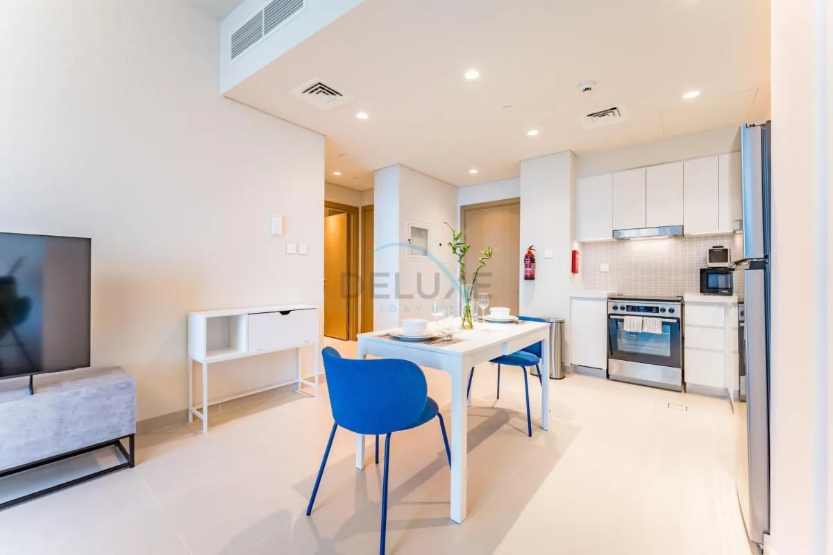 ⁨High-Rise 1BR with Stunning Creek Views,Near to Dubai Creek Tower Viewpoint, Harbour Gate Tower 2, Dubai Creek Harbour by Deluxe Holiday Homes⁩ — صورة 6