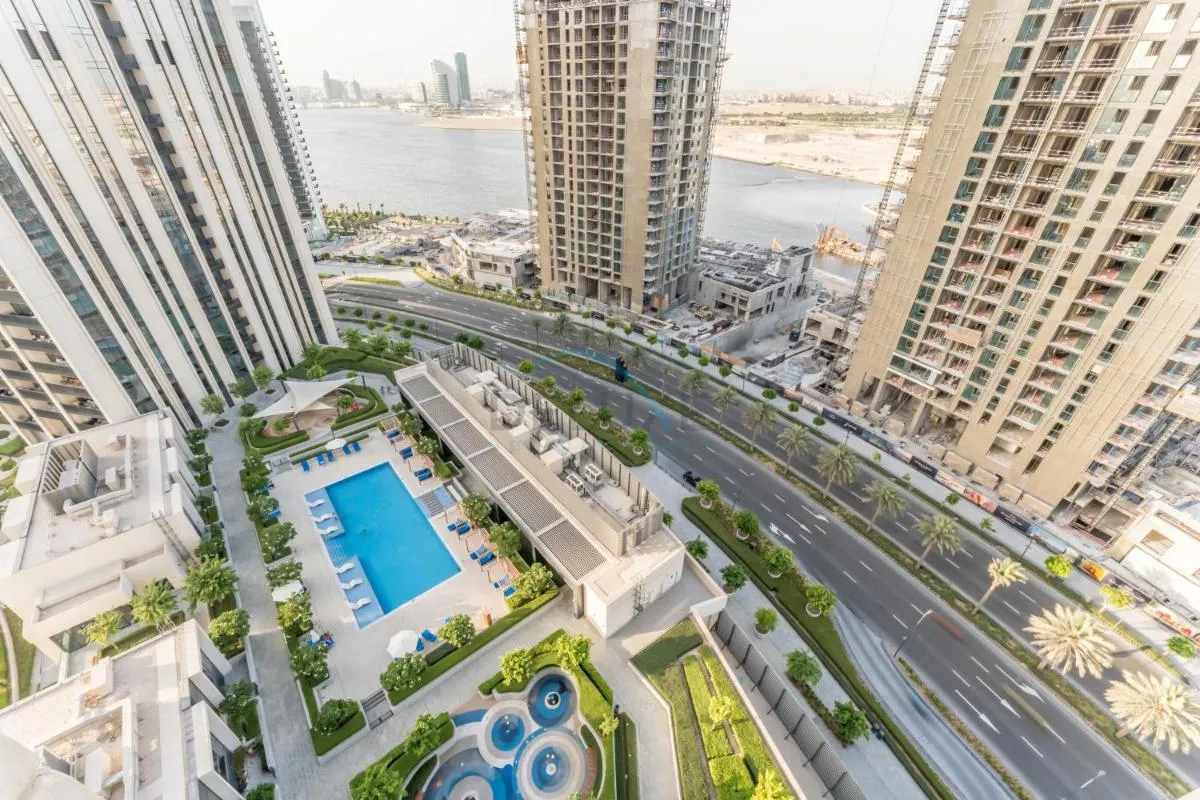 ⁨High-Rise 1BR with Stunning Creek Views,Near to Dubai Creek Tower Viewpoint, Harbour Gate Tower 2, Dubai Creek Harbour by Deluxe Holiday Homes⁩ — صورة 11