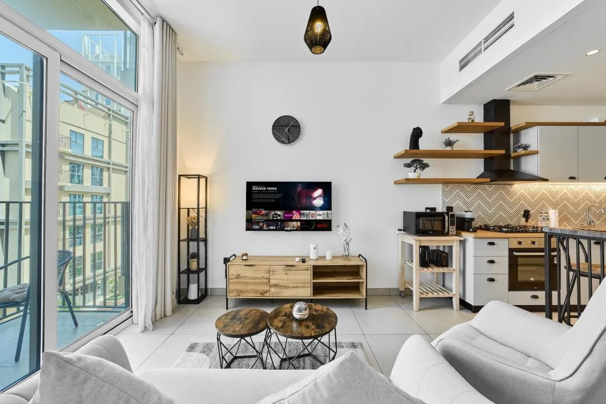 Chic 1BR in Socio Dubai Hills Near Park and Mall — صورة 3