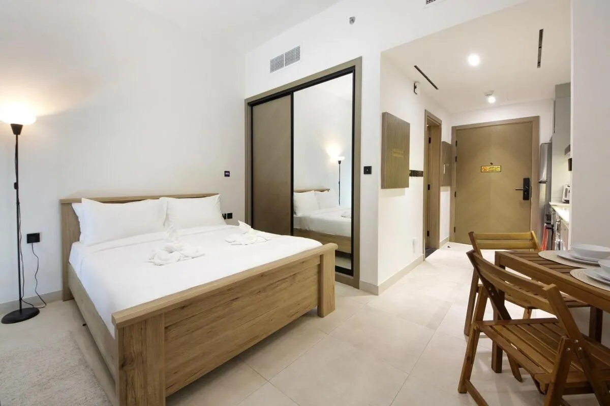 Modern Studio Stay in Business Bay Near Dubai Mall — صورة 4