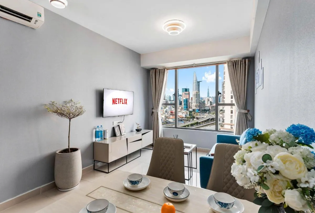 رفيند سايغون ريفرغات ابارمنت فري بول فري ينترنت سيم فور 3 نيتس فري بيك وب فور 5 نيتس - مدينة هوشي منه، فيتنام