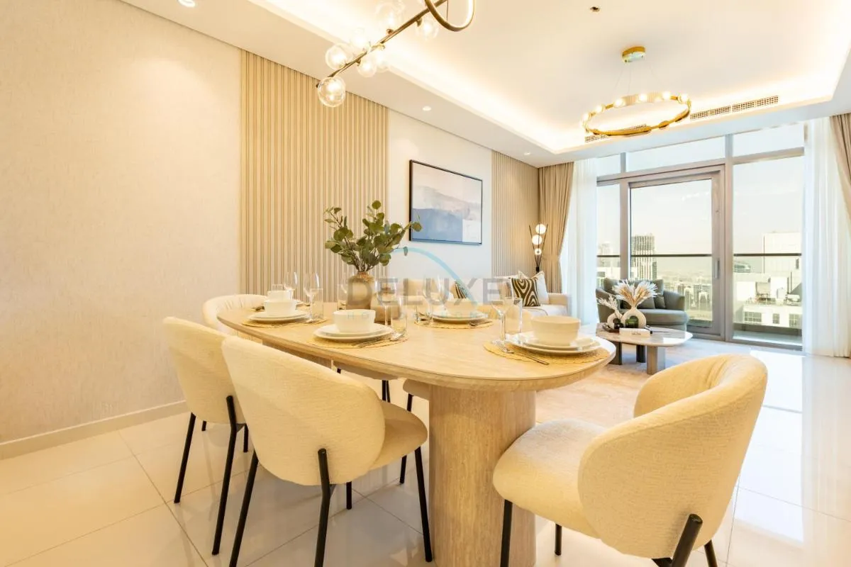 2BR with Balcony Overlooking City and Burj Khalifa, Minutes Away from Dubai Mall, Paramount Tower Hotel and Residences, Business Bay by Deluxe Holiday Homes — صورة 2